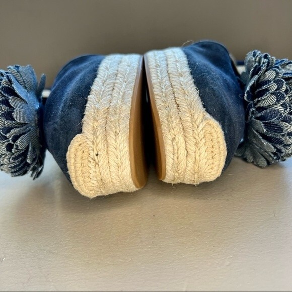 Kate Spade New York Espadrille Wedge Heeled Sandals Ankle Strap Women’s 8 New - Picture 7 of 14